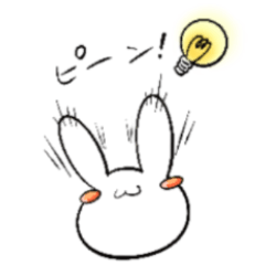 [LINEスタンプ] お茶目なうさぎ