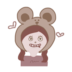 [LINEスタンプ] くまのぴあちゃん
