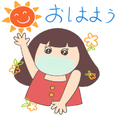 [LINEスタンプ] Moji Moji Girl 女の子