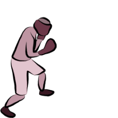 [LINEスタンプ] 動くボクシング練習生Classic