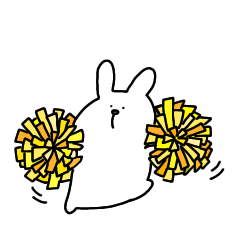 [LINEスタンプ] うさきち ゆるっと1日