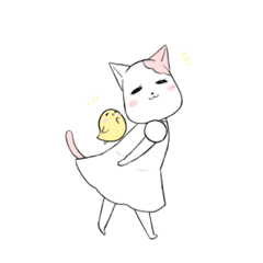 [LINEスタンプ] にゃこさんの日々、3