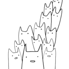 [LINEスタンプ] ねこっぽいスタンプ1