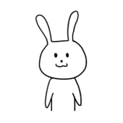 [LINEスタンプ] 名のないウサギのスタンプ