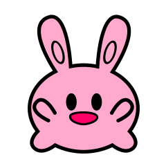 [LINEスタンプ] まるウサ @drred