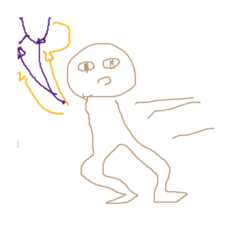 [LINEスタンプ] 等速直線おじさんと破壊されたドア