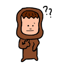 [LINEスタンプ] かみついたアニマル