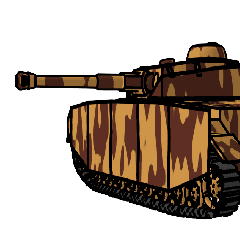 [LINEスタンプ] ばきばき動く戦車スタンプ