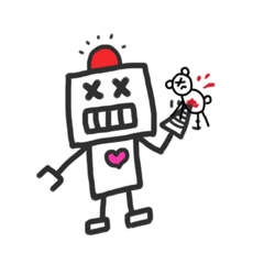 [LINEスタンプ] ロボ・ミポコ