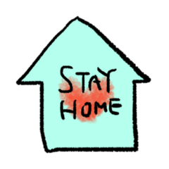 [LINEスタンプ] STAY HOMEしようゼ