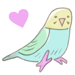 [LINEスタンプ] セキセイインコとみ君