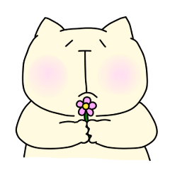 [LINEスタンプ] なんかふてぶてしいねこ