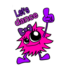 [LINEスタンプ] dance monster その2