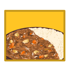 [LINEスタンプ] 今日何食べる？？