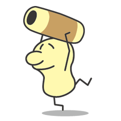 [LINEスタンプ] ちくわ登場の巻