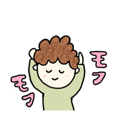 [LINEスタンプ] もふもふファミリー