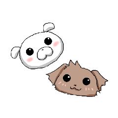 [LINEスタンプ] わん＆ワンの画像（メイン）