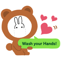 [LINEスタンプ] かわいいうさちゃん©めいちゃん