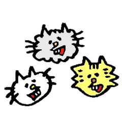 [LINEスタンプ] Tamuの出っ歯ネコと仲間たちの画像（メイン）