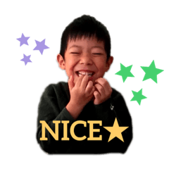 [LINEスタンプ] 我が家のワイワイスタンプ  ver.1