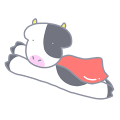[LINEスタンプ] うしくんといっしょ