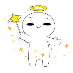 [LINEスタンプ] 愉快な天使くん