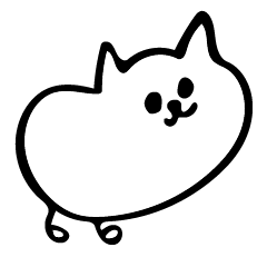 [LINEスタンプ] ふしぎネコ