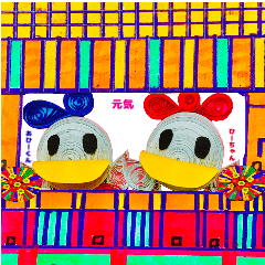 [LINEスタンプ] 自粛はとっても運がいい