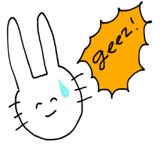 [LINEスタンプ] 英語なうさぎ2