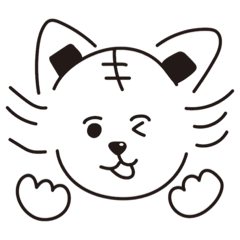 [LINEスタンプ] 耳がおにぎりの動物