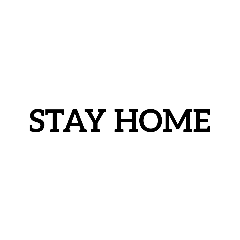 [LINEスタンプ] STAY HOME～おうちにいよう～の画像（メイン）