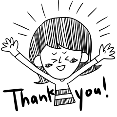 [LINEスタンプ] 外ハネの女