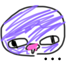 [LINEスタンプ] 紫の変な奴