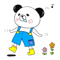 [LINEスタンプ] 鼻たれぱんだ