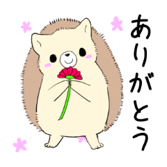 [LINEスタンプ] 日常で使えるハリネズミちゃん