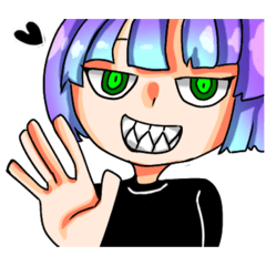 [LINEスタンプ] 目付き悪い系スタンプ