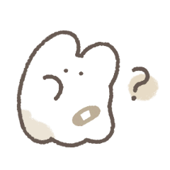 [LINEスタンプ] 白いけだまのスタンプ