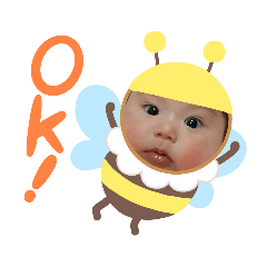 [LINEスタンプ] れいと＆かなと＆かなみ2