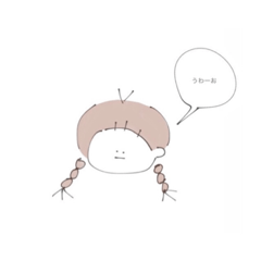 [LINEスタンプ] 全部同じ表情のスタンプ