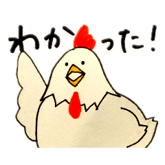 [LINEスタンプ] マイペースなにわとり