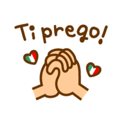 [LINEスタンプ] イタリア語ジェスチャー