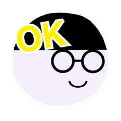 [LINEスタンプ] まるメガネ まるお 日常