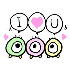 [LINEスタンプ] 愉快な"もんすたー"