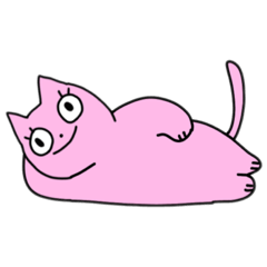 [LINEスタンプ] ぽやぽやネコ
