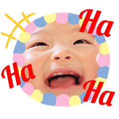 [LINEスタンプ] たまにカモメ眉毛の赤ちゃん