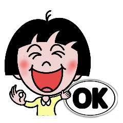 [LINEスタンプ] おかっぱゆきちゃん