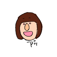 [LINEスタンプ] さきのりちゃんの1語文