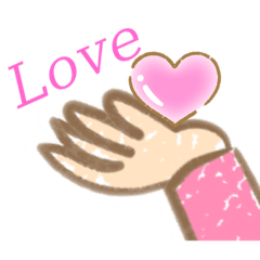 [LINEスタンプ] Made by the hand of a therapist