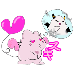 [LINEスタンプ] あくまくんの日常