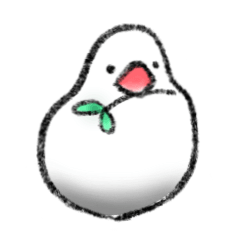 [LINEスタンプ] 文鳥のさくら